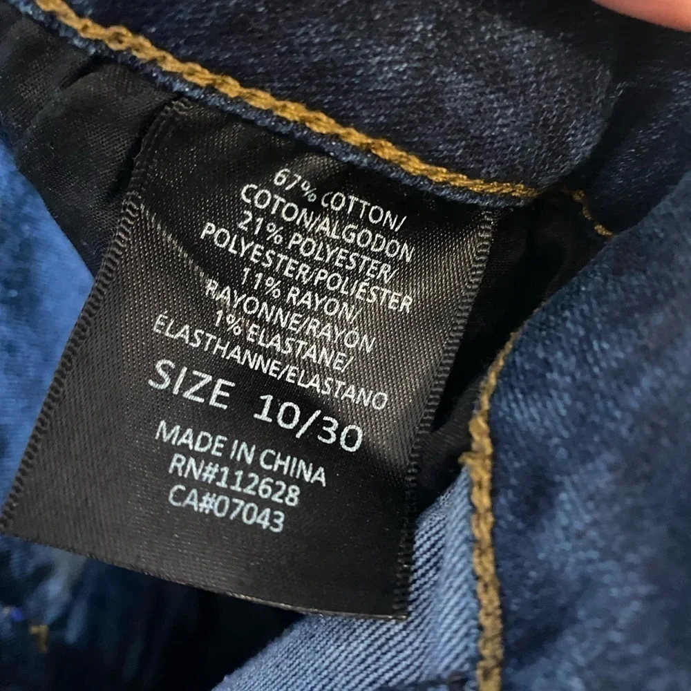 Tahari Kelly Skinny Blue Jeans Womens Size 10